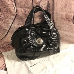 Marc Jacobs Black Leather Handbag EUC